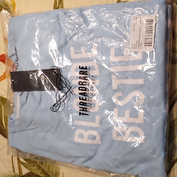 New 2pc 💯%COTTON Threadbare lounge coords PJ t-shirts & shorts #A181J - Picture 6 of 10